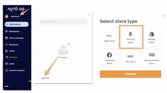 Add amazon store-VEED