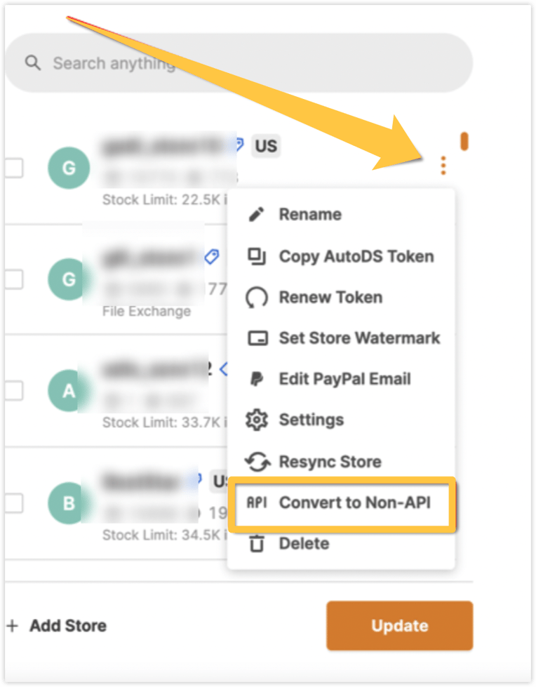 How to Change from API Account to a Non-API and from non-API to API ...