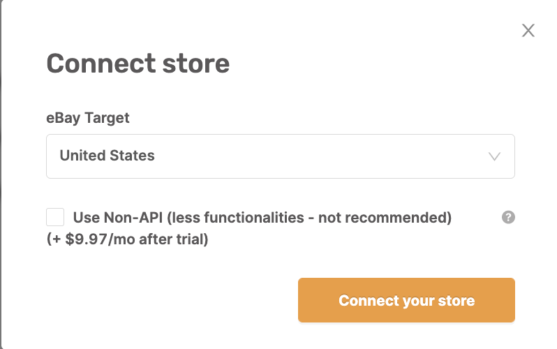 How to add eBay store (API) to your AutoDS?