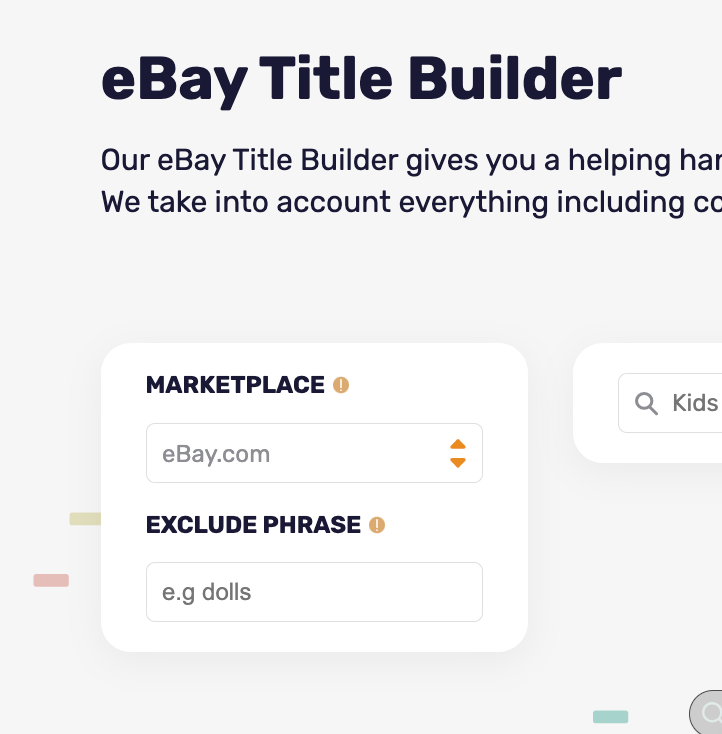 The eBay Title Builder Tool Full Overview