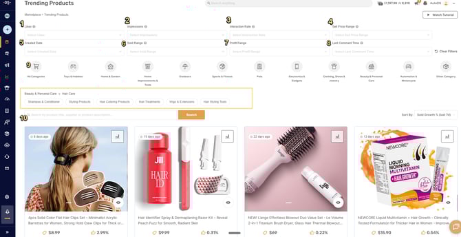 trending products